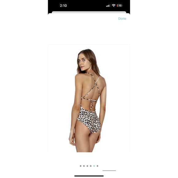 Size Small Womens/Teen Vix Scarlett Knot One-Piece Bathing Suit - Picture 6 of 6